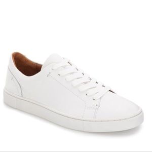 Frye Ivy low women’s white leather sneakers 9.5